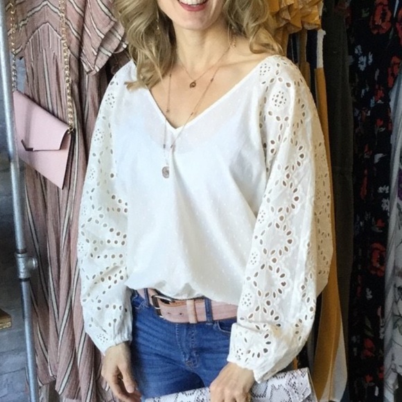 Lovestich cream summer shirt - Picture 1 of 9